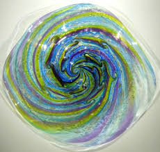 Hand Blown Glass Wall Art Or Table