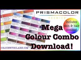 Free Colour Combo Charts For Prismacolor Polychromos Pencils