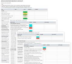 free design review checklists smartsheet
