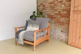 Croft Single Seater Birch Sofa Bed
