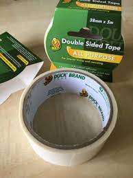 duck tape double sided tape white 38mm