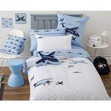 Flying Quilt Cover Set Airplane