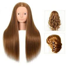 1pc unpainted hairdressing doll head