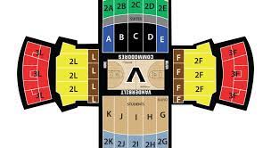 basketball seating chart vanderbilt