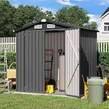 outdoor storage shed 6 x4 galvanized