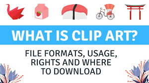 what is clip art file formats usage