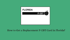 a replacement p ebt card in florida