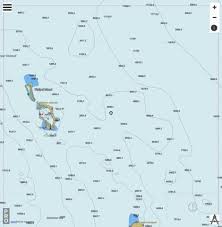 South Pacific Ocean Green Islands Marine Chart