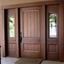 exterior wooden main door for home at