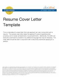 Example Email For Sending Resume