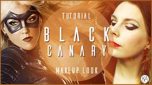 black canary arrow inspired makeup look