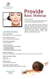 provide basic makeup
