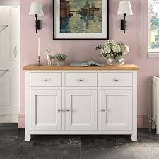 farrow white large sideboard cabinet