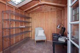 Storage Shed To Home Office Conversion