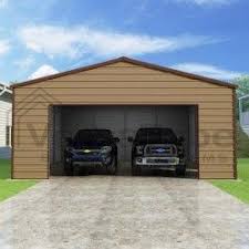 Tap or hover over image to zoom in. Versatube Metal 2 Car Carport Carports Garages