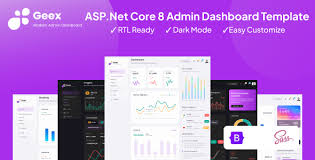 geex asp net core 8 responsive admin