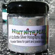 Silver Holographic Metal Flake Color