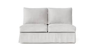 armless sofa section comfort works