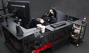 We've compiled the best office desk setup ideas, ergonomic desk setups, and gaming setup for you! Bauhutte Japanese Gaming Bed Setup Can Replace Gaming Desks Chairs