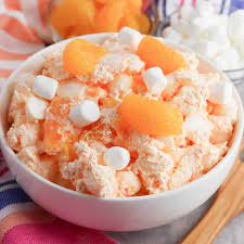 easy orange fluff salad recipe