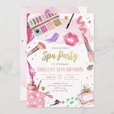 makeup party invitations invitation