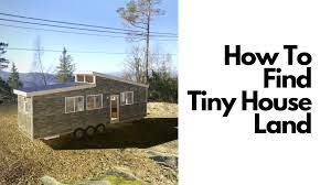 how to find tiny house land resources