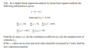 In A Simple Linear Regression Ysis