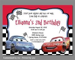 Cars Birthday Invitation Sally Invitations Lightning Mcqueen Etsy