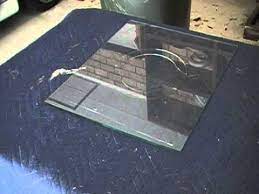 A Hole In Glass For A Cat Or Dog Door