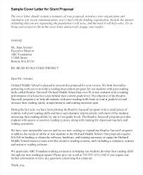 Cover Letter Grant Proposal Ideas Of Business Proposal Template Free