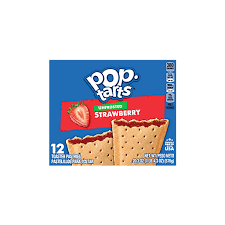 pop tarts unfrosted strawberry toaster