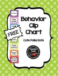 Behavior Clip Chart Classroom Management Free Cute
