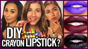 diy lipstick with crayons makeup