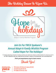 Hope For The Holidays 2023 Ywca Spokane