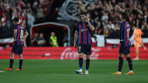 barcelona stunned by rayo vallecano in