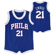 Born 16 march 1994) is a cameroonian professional basketball player for the philadelphia 76ers of the national basketball association (nba). Nba Philadelphia 76ers Baby Boys Onesies Target