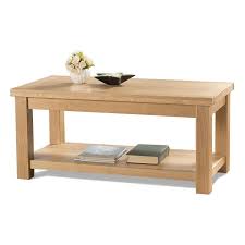 Seville Large Coffee Table With Shelf