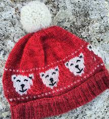 polar bear knitting patterns in the