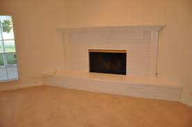 what to do with white brick fireplace