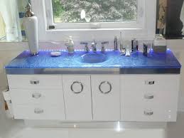 Integrated Glass Sinks Colored Glass