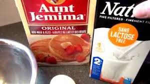 aunt jemima pancake mix with milk