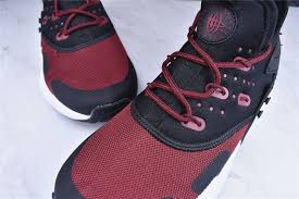 Nike Air Huarache Wallace 6 Generation Black Red Running Shoes