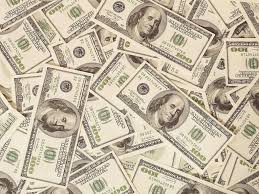 Benjamin Franklin Dollars Money Backgrounds For Powerpoint