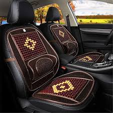 Wood Beaded Comfort Seat Cover With