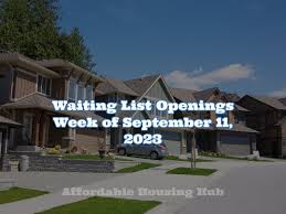 section 8 waiting list openings