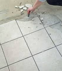 how to remove tile ugh the
