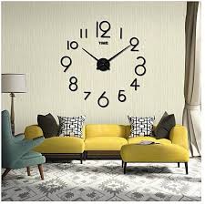 Generic Wall Clock Living Room Diy 3d