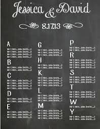 Chalkboard Wedding Seating Chart Seating Chart Board