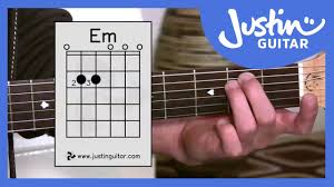 E Minor Chord Em Stage 2 Guitar Lesson Guitar For Beginners Bc 122