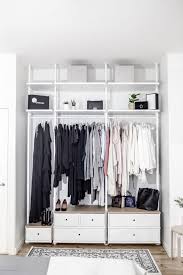 The first of my do it yourself closet organization tips is to consider investing in some kind of affordable closet system for your. Ikea Closets To Create A Custom Closet Look Apartment Therapy